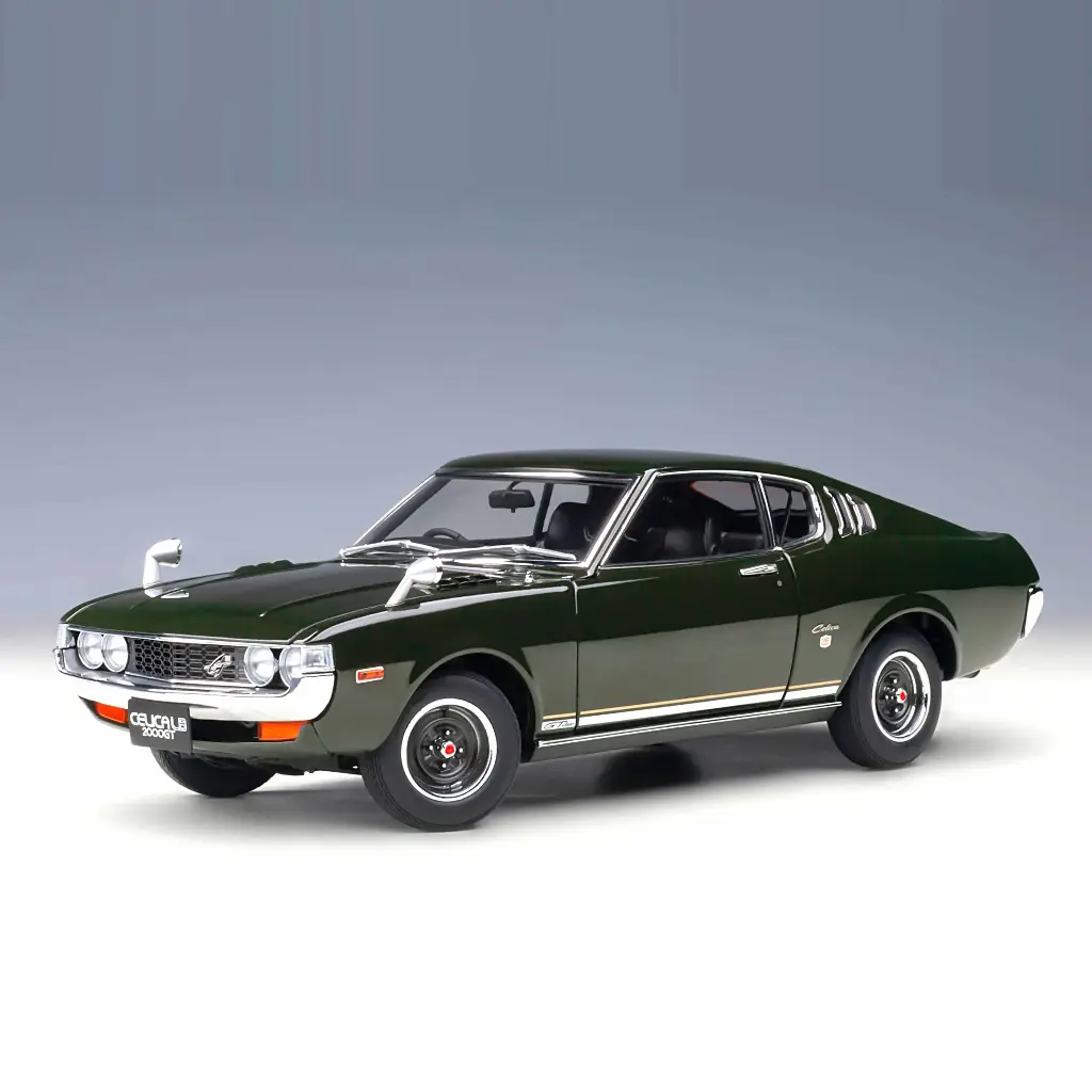 Toyota Celica Liftback 2000GT (RA25) 1973 Vert Mousse 1/18 